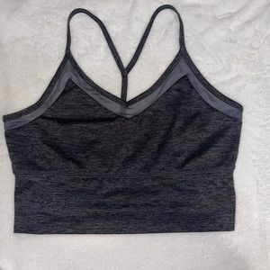 Gaiams gray sports bra
